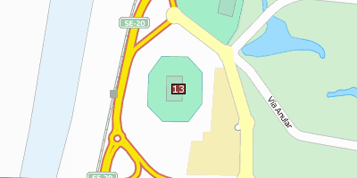 Olympiastadion Sevilla Stadtplan