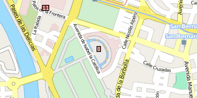 Stadtplan Plaza de España  Sevilla